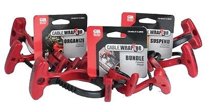 Gardner Bender CW-MULTI-1L2M3S Cable Wraptor Multi-Pack, Stainless Steel, 6 Piece