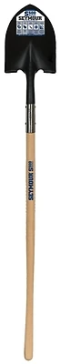 49344 Round Point Shovel, 9-1/2 In W Blade, 48 In Hardwood Handle