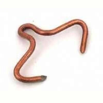 69300 Humane Pig Rings, 11 Ga Copper-coated Steel, 25 Pack, Slant Point