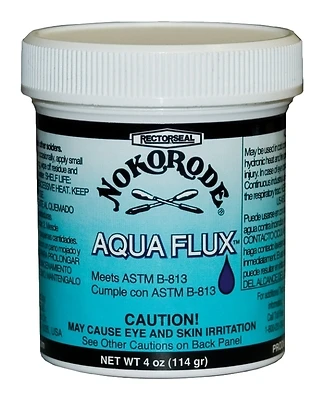 Aqua Flux 4 Oz Soldering Paste, Model 74047, Water Soluble