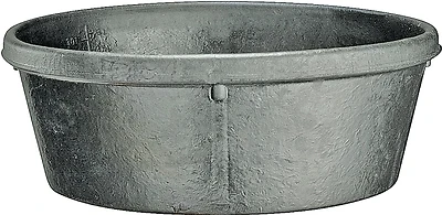 /fortiflex Cr-20 Rubber Feeder Pan, 2 Qt Volume, Black, Ideal For Animals