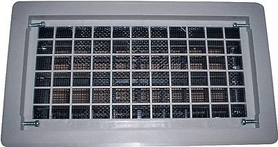315cgr Gray Automatic Replacement Vent, 8 In X 16 In, Thermoplastic