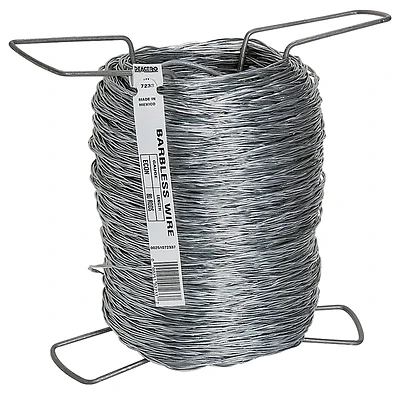 Rangemaster 7227 Barbless Wire, 12.5 Gauge, 1320 Feet Long, Zinc Coated