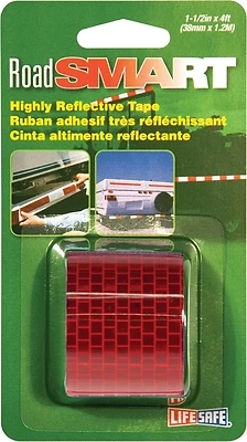Incom RE804 Reflective Tape, Red, 1-1/2 In. X 4 Ft.
