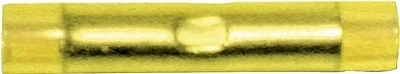 65521 Yellow Nylon Anti-vibration Butt Splice Connector, 12-10 Awg