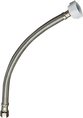 1/2 In. X 7/8 In. X 16 In. Stainless Steel Toilet Supply Line