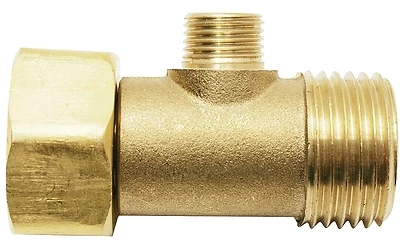 1/2 In. X 1/2 In. X 3/8 In. Lead-free Brass Adapter Tee