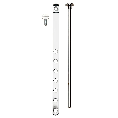 Plumb Pak PP820-72 Chrome Plated Pop-Up Sink Drain Rod and Strap