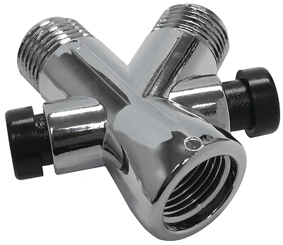 Plumb Pak PP825-7 Shower Arm Diverter, Plastic Chrome, 1/2 In