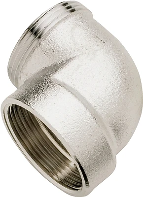 Plumb Pak PP20CP Pipe Elbow, 1/2 In, Brass, Polished Chrome