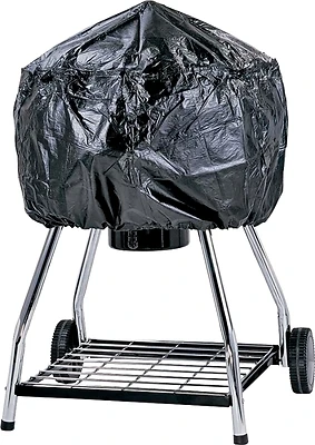 Spc053l Black Kettle Grill Cover, 29 X 18 Inches, Durable Vinyl