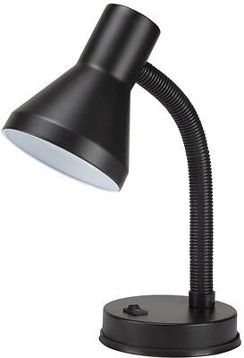 Boston Harbor TL-TB-134-BK-3L Gooseneck Desk Lamp, Black, 16.5 In.