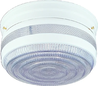 Boston Harbor F15WH02-10043L Two-Light Flush Mount Ceiling Fixture, White