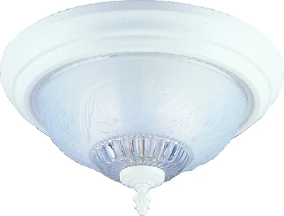 F155ww02-1068ec3l 2-light Flush Mount Ceiling Fixture In Textured White