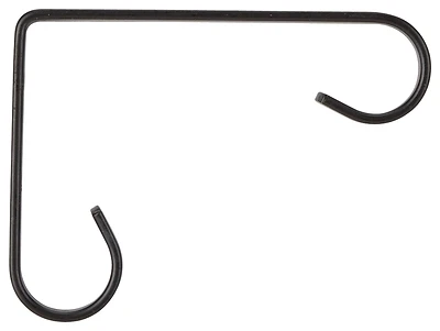 Mintcraft GB0173L Black Scroll Plant Bracket, 4-Inch Steel Wall Mount