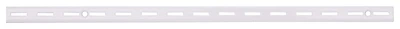 Adjustable Single Track Shelf Standard 36 Inch White Steel Model 25212phl