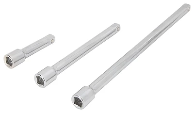 Mintcraft Ts-3pc-eb3/8 3-piece 3/8" Drive Extension Bar Set, 3" 6" 10"