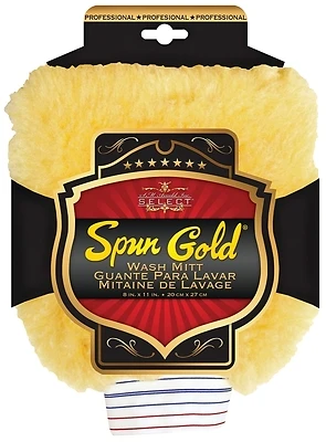 85-310 Extra Large Spun Gold Wash Mitt, 8 In X 11 In, Synthetic Fiber