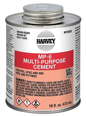 018020-12 16 Ounce Multi-purpose Cement For Pvc, Cpvc, And Abs
