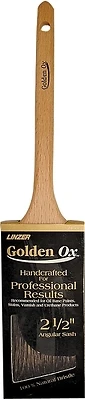 Linzer WC 2453-2.5 Golden Ox Angular Sash Paint Brush, 2.5 In.