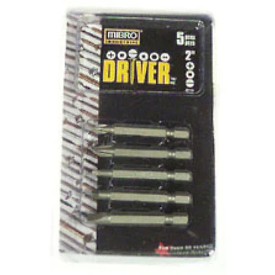 477751 5 Piece Industrial Power Screwdriver Bit Set