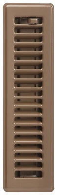 Imperial RG2000 Floor Register, 2 In H x 11-3/4 In W, Steel, Brown