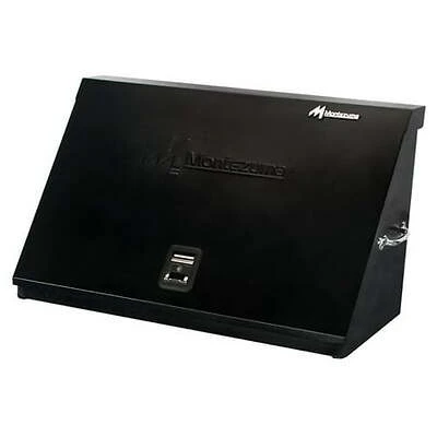 Portable Triangle Tool Box, Black Steel, 36 x 17 In.