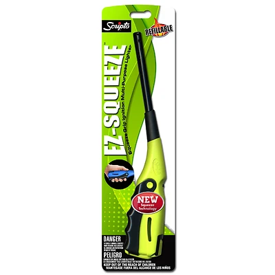 EZ Squeeze Utility Lighter, Assorted Colors