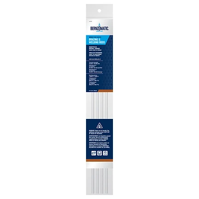 BernzOmatic WB3 Brazing Rod, 12 in L, Bronze