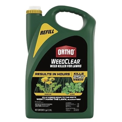 Ortho 0204610 WeedClear Lawn Weed Killer Refill, RTU, 1 Gal