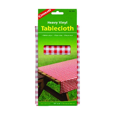 Coghlan's 7920 Vinyl Tablecloth, Red, 54 x 72-Inch