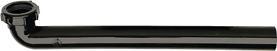 1-1/2 In. X 15 In. Black Slip Joint Plastic Waste Arm - Model Pp104b
