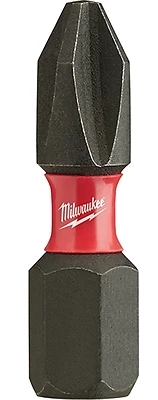 Shockwave #2 Phillips 1 In. Insert Impact Screwdriver Bit (25-pack)