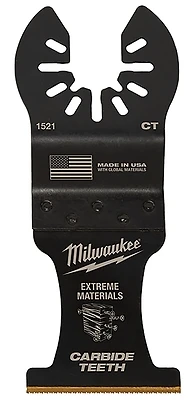 Milwaukee 49-25-1523 Blade, 1-3/8 in, 2 in D Cutting, Carbide/HCS/Titanium