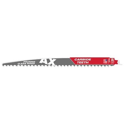 Milwaukee 48-00-5233 AX Reciprocating Saw Blade, 12 In., 3 TPI Carbide