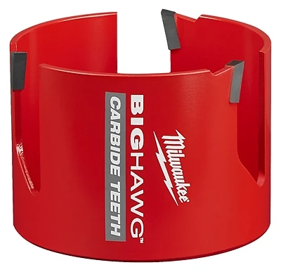 Big Hawg 3-5/8 In. Carbide-tipped Hole Saw With 3 Tooth Design