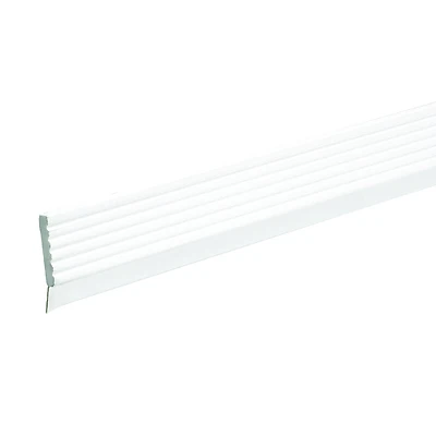 Frost King GR9 Garage Door Weatherseal, White, 2-3/4 In. x 9 Ft.