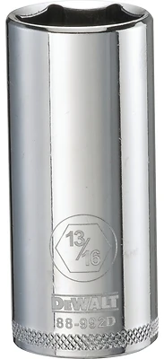 DeWalt DWMT88992OSP SAE Deep Socket, 13/16 In., 6-Point, 3/8 In. Drive