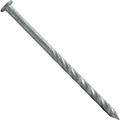 16d X 3-1/2 In. 9 Ga Hot Dipped Galvanized Spiral Shank Lumber Deck Nails