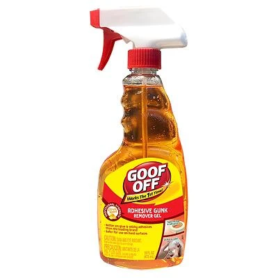 Goof Off FG796 Adhesive Gunk Remover Gel, Citrus, 16 Oz