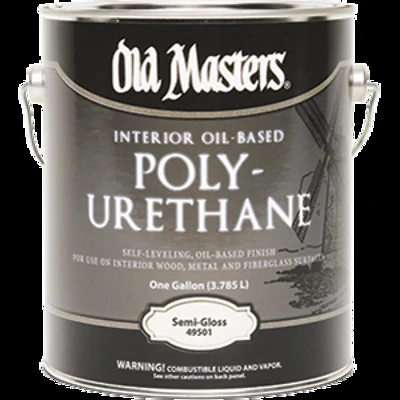Polyurethane, Oil-Based, Semi-Gloss, Clear, 1-Gallon