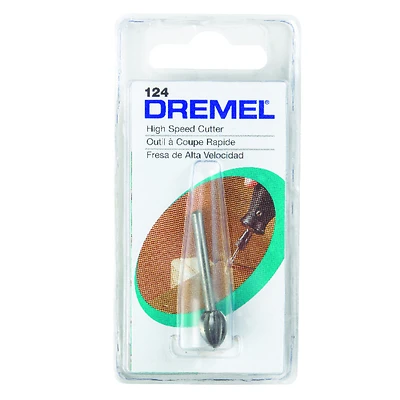Dremel 124 HSS Cutter, 5/16 In. Dia., 1/8 In. Shank