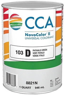 Novocolor Ii Paint Colorant, D-phthalo Green, 1 Quart