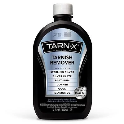 Tarn-X TX-6 Liquid Tarnish Remover for Silver and Metal, 12 Oz.