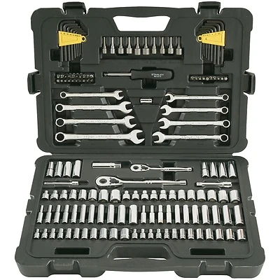 Stanley STMT71653 145-Piece Mechanics Tool Set With Ratchet Handles