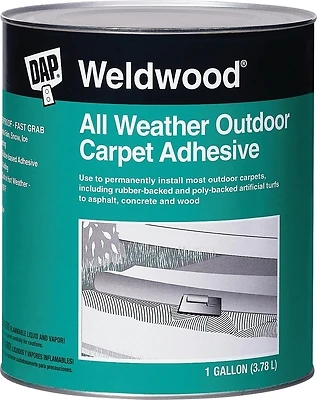 Dap Weldwood 00443 Carpet Adhesive, Tan, 1 Gallon