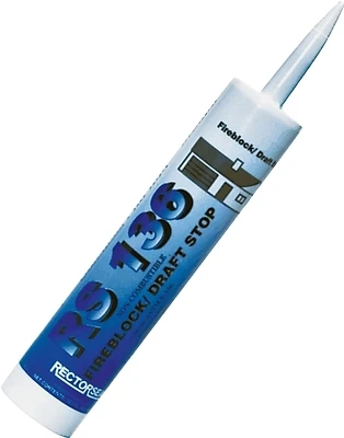 Rs136 10.3 Oz. Fire Block And Draft Stop Sealant, Red