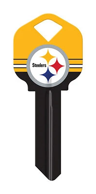 Hillman Pittsburgh Steelers Painted Key House/Office Universal Key Blank Single sided