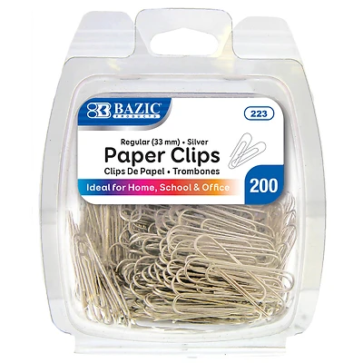 Bazic Products Number 1 Paper Clips 200 pk