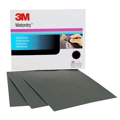 9x11 Inch Microfine Wetordry Sanding Sheet 2500 Grit - Model 051131-02019